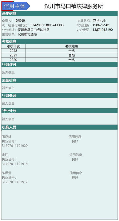 漢川市2024年法律服務信用信息系統集成服務 推動律師、公證與司法鑒定行業透明化發展